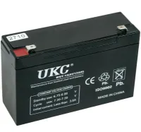 Герметичный аккумулятор BATTERY UKC 6V 12A свинцово кислотная аккумуляторная батарея