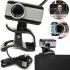 Проводная веб камера с микрофоном Digital HD Camera RD517 640х480 универсальная внешняя USB веб-камера на прищепке для ПК компьютера и ноутбука Черная