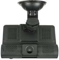 Автомобільний відеореєстратор DVR T655 HDR LCD 4 " Full Hd 3 камери, авторегістратор з камерою заднього виду з автономним живленням і датчиком удару