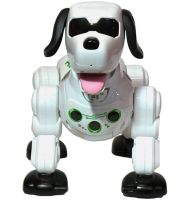 Радіокерована іграшка робот собака RobotDog Play Kingdom 777-602 з пультом у вигляді годинника, Інтерактивна собачка з реагуванням на дотики
