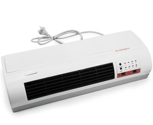 Настінний електричний тепловентилятор Domotec MS-5961 з пультом 2000W Керамічний обігрівач на стіну теплова завіса Домотек MS 5961 з таймером