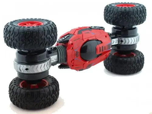 Трюкова машинка перевертиш Dance Monster RQ-2028 Red на радіокеруванні, всюдихід трансформер на пульті управління, Червона