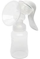 Ручний молоковідсмоктувач Manual Massage Breast Pump RH-188 з масажною насадкою, пляшкою і соскою для годування і зберігання грудного молока 150 мл