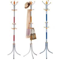Підлогова вертикальна вішалка тринога Coat Rack для верхнього одягу 16 гачків, переносна розбірна металева стійка для сумочок і парасольок