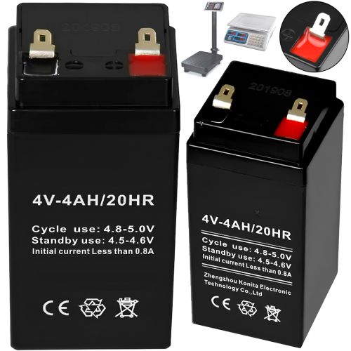 Аккумуляторная батарея Battery 4V 4.0Ah 20HR UKC 4A аккумулятор для игрушек, радиоприемников, кассовых аппаратов