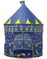 Дитячий ігровий намет намет Beautiful Cubby house 135х105 см складаний ігровий замок, збірної вігвам для ігор з сумкою для перенесення Синій 