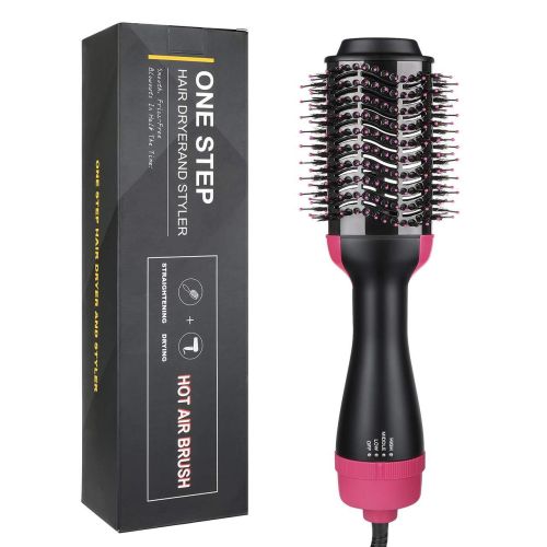 Фен щітка гребінець 3в1 One step hair Dryer 3 режими 1000W, випрямляч для укладання волосся, стайлер з функцією іонізації і керамічним покриттям