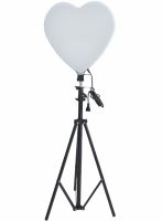 Світлодіодна лампа для фото у вигляді серця LED Light RL-500 30x49 см без штатива для фото і відео, Студійна селфи лампа відеосвітло 3 режими з пультом