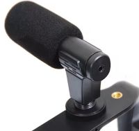 Штатив клітка для телефону Live Broadcast TL-49T 4в1 з Led підсвічуванням і мікрофоном, Монопод тримач смартфона з пультом ДУ для селфі і відео