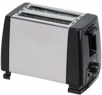 Кухонний дзеркальний тостер Crownberg CB-1106 750W на 2 тосту хліба з регулюванням температури і кнопкою стоп, Електротостер ВН-002B зі знімним піддоном Сріблястий
