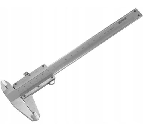 Механічний штангенциркуль з глибиноміром Vernier Caliper KC-A150 0 - 150mm в кейсі, Штангенциркуль 15 см для зовнішніх і внутрішніх вимірювань зі сталі