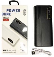 Зарядное устройство УМБ Power Bank 50000 mAh UN-3104 2xUSB, Портативная батарея повербанк Внешний аккумулятор зарядка для телефона с фонариком