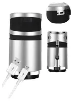 Автоматическая помпа для воды на бутыль Water Dispenser XL-129 Серебристая, Портативный аккумуляторный насос электрический диспенсер дозатор на кулер