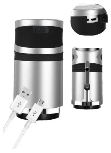 Автоматическая помпа для воды на бутыль Water Dispenser XL-129 Серебристая, Портативный аккумуляторный насос электрический диспенсер дозатор на кулер