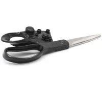 Швейні ножиці з лазерним покажчиком Laser Scissors LP01 21 см кравецькі ножиці для крою та шиття з лазером для точного розрізання тканини та паперу