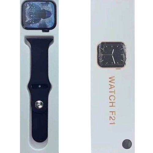 Розумні наручні смарт годинник Smart Watch F21 Black голосовий виклик, функції фітнесу та здоров'я Bluetooth з бездротовою зарядкою IOS Android чорні