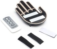 Світлодіодна рука fun gesture hand LED-долоня з жестами на липучці з підсвічуванням, автомобільний знак на заднє скло в салон авто з пультом управління