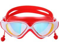 Окуляри для плавання Conquest Uv Shield Anti-Fog захисна маска з подвійним регульованим ремінцем, берушами і захистом від УФ в чохлі для басейну 17х5 см