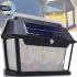 Уличный настенный светильник COBA Solar Wall Lamp HW 999-3W аккумуляторный подвесной фонарь на солнечной батарее с датчиком движения 3 лампы 3 режима