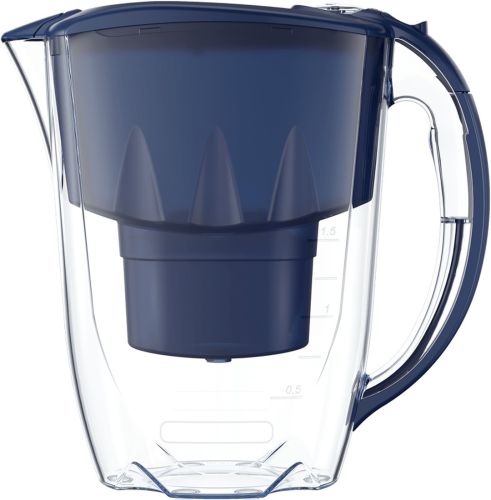 Фільтр-глечик Aquaphor Jasper 2.8 л водоочисник глечик для очищення водопровідної води, система фільтрації зі змінним модулем Аквафор Джаспер Синій