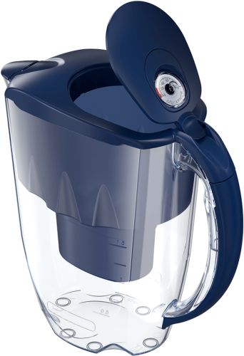 Фільтр-глечик Aquaphor Jasper 2.8 л водоочисник глечик для очищення водопровідної води, система фільтрації зі змінним модулем Аквафор Джаспер Синій