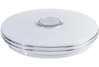 Стельовий світильник RGB Lamp GS-7062 38 см 60W кругла світлодіодна LED люстра з регулюванням яскравості, Bluetooth колонкою і пультом управління