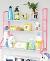 Стійка над пральною машиною Supretto Washing Rack 91х27 см підлоговий стелаж, Полиця, етажерка для ванної кімнати, органайзер для зберігання