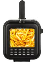 Фритюрниця Crownberg CB-5542 на 1.5 л 1200 W кухонний пристрій зі знімною чашею для приготування і смаження картоплі фрі, нагетсів