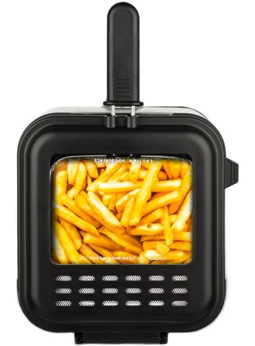 Фритюрниця Crownberg CB-5542 на 1.5 л 1200 W кухонний пристрій зі знімною чашею для приготування і смаження картоплі фрі, нагетсів