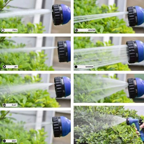 Садовий шланг для поливу рослин Magic Hose 30 метрів 100ft з насадкою розпилювачем X-Hose 30м посилений поливальний розтягується шланг
