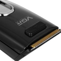 Аккумуляторная машинка для стрижки волос VGR V-040 профессиональный беспроводной мужской триммер для усов и бороды с LED-дисплеем и USB зарядкой V040
