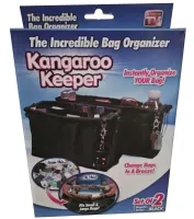 Набор органайзеров для женской сумки Kangaroo Keeper 2 шт для хранения мелочей Универсальная сумка кенгуру для аксессуаров до 70 предметов