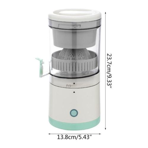 Аккумуляторная ручная мини соковыжималка Citrus Juicer YZJ-001 для цитрусовых, Портативный блендер для ягод и фруктов с USB-зарядкой на аккумуляторе