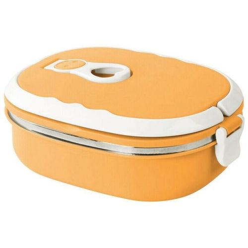 Подвійний термо ланч бокс з нержавіючої сталі Luch box Two Layers LB-2180 на 2 секції, Ланч-бокс контейнер на 2 відділення по 800 мл, Судочок Lunchbox