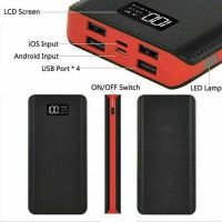 Внешний портативный аккумулятор Power Bank UKC M9 50000 mAh 2.1A Black c LCD дисплеем, повербанк, портативное зарядное 50000mah
