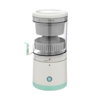 Аккумуляторная ручная мини соковыжималка Citrus Juicer YZJ-001 для цитрусовых, Портативный блендер для ягод и фруктов с USB-зарядкой на аккумуляторе
