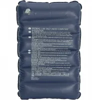 Туристична надувна подушка Intex Inflatable Pillow 68672 47x30 см флокірована для плавання і подорожей Накладка під голову для кемпінгу синя