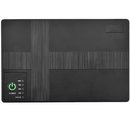 Джерело безперебійного живлення ДБЖ UPS DC1018P для WI-Fi роутера 5V 9V 12V Power Bank 10400 mAh, бесперебойник 18W для модему комутаторів і камер