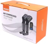 Лімфодренажний акумуляторний масажер Air Compressed 8850 для пресотерапії і лімфодренажу ніг, компресорний електромасажер KY3 - 30 від акумулятора