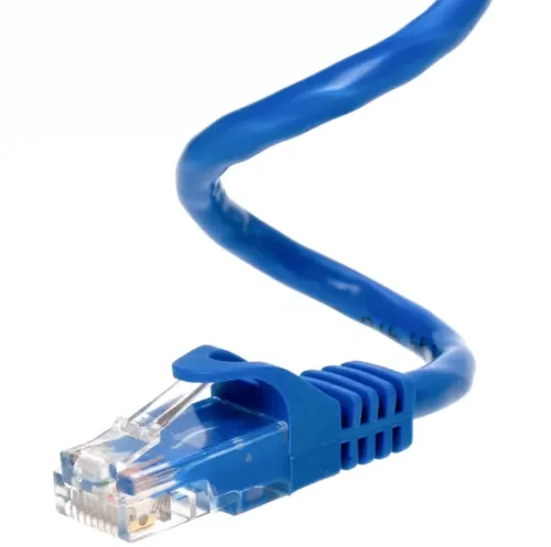 Высокоскоростной сетевой LAN кабель патч корд UTP Cat5e 15 метров RJ-45 для подключения к компьютеру интернета, Коммутационный ethernet шнур Синий