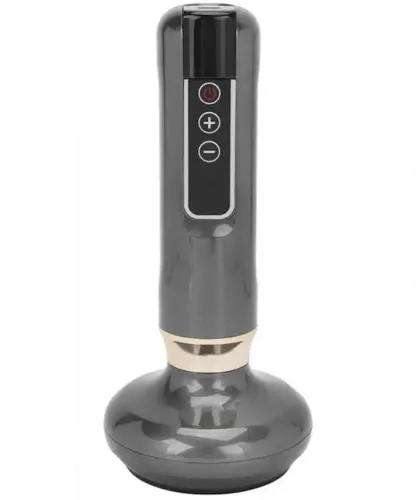 Акумуляторний вакуумний масажер Cupping Massage Instrument DS-A15 антицелюлітний з інфрачервоним нагріванням 12 режимів для омолодження тіла MAG-742
