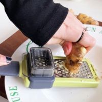 Ручна терка для часнику Functional Kitchen Gardget, Ручний кухонний подрібнювач, часничниця, подрібнювач-терка, давилка, прес, сиру шоколаду
