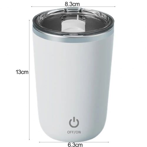 Автоматична чашка мішалка Magnetic Self Stirring Coffee mugs 350 мл з міксером для розмішування кави Термокружка з автосмешиванием YOUZI з кришкою
