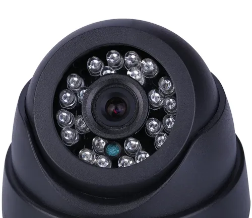 Кімнатна кольорова IP камера відеоспостереження Спартак CCTV 349 1.3 mp з роз'ємом LAN, дротова Вулична купольна камера з ІЧ-підсвічуванням