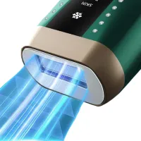 Професійний лазерний епілятор Athome Ice Shedding T1 для видалення волосся на обличчі і тілі 36w фотоепілятор з дисплеєм і системою охолодження