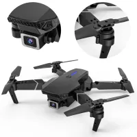 Складаний радіокерований квадрокоптер Foldable S-89 Pro Black FPV з 4K HD камерою, Чорний літаючий коптер на пульті управління s89