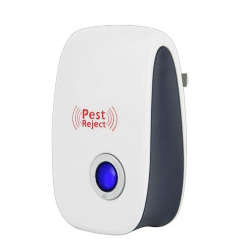 Ультразвуковой отпугиватель насекомых и грызунов Electronic Pest Reject Repeller устройство для уничтожения мышей тараканов, комаров прибор в розетку