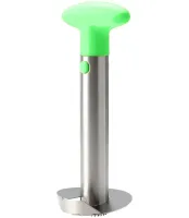 Кухонний ніж для нарізки серцевини ананаса кільцями PineАpple Peeler, Слайсер для різання очищення ананасів слайсами Ананасорезка з нержавіючої сталі