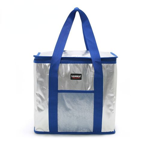 Туристична термосумка Sannen Cooler Bag MC-1059 на 25 л для продуктів і напоїв 37x20x34 см похідний переносний термобокс холодильник для пікніка