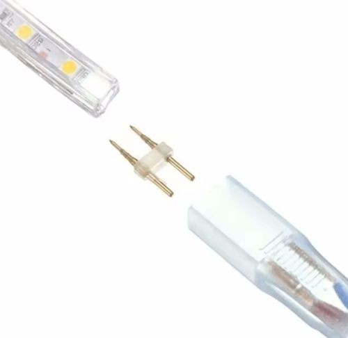 Кабель питания адаптер для светодиодной LED ленты 5050 Foton Power Cable Neon с контроллером 220V IP65, Шнур вилка для светодиодного неона от 220В